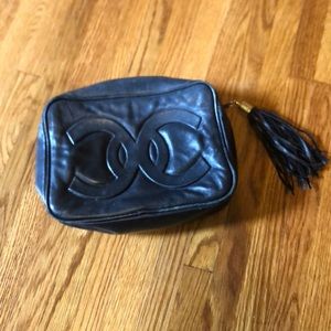 Vintage 80’s Chanel makeup bag